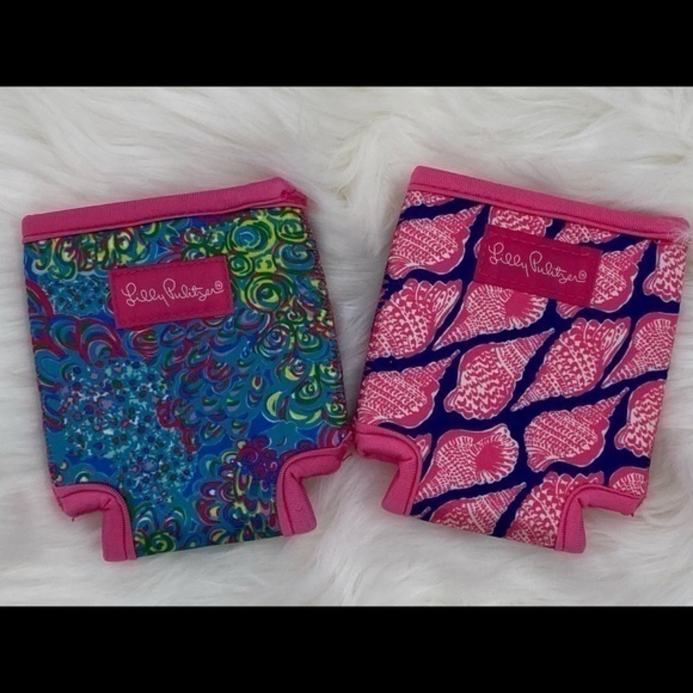 Two Lilly Pulitzer Coozies Lilly’s Lagoon ~ Shell Yeah? New